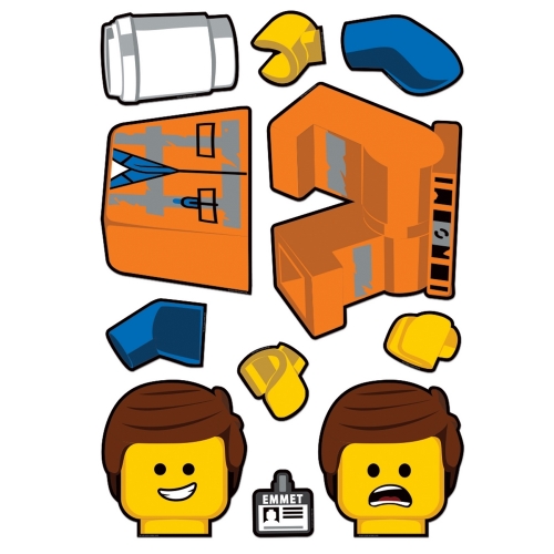 LEGO樂高拼圖靜電貼-艾密特
