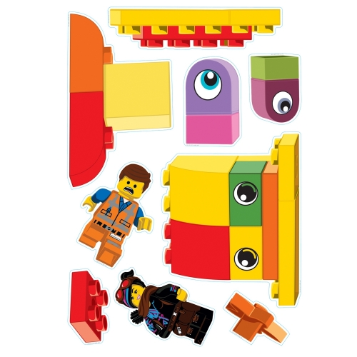 LEGO樂高拼圖靜電貼-得寶外星人