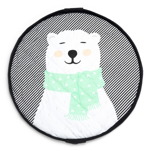 ★2024童樂購物節 9折★ play&go 玩具整理袋 柔棉系列 (幸福北極熊)