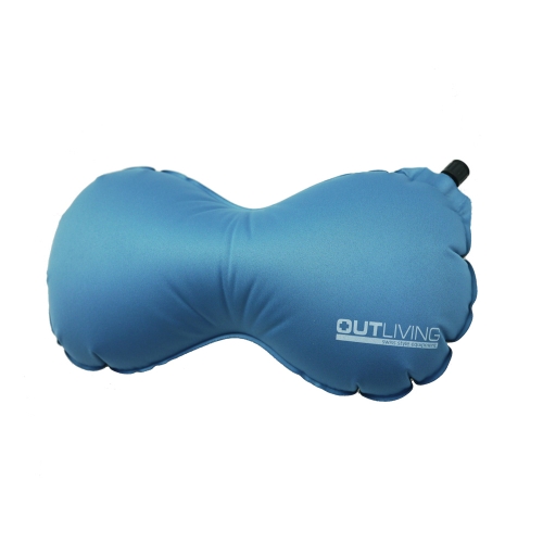 OUTLIVING 自動充氣枕 (藍色)