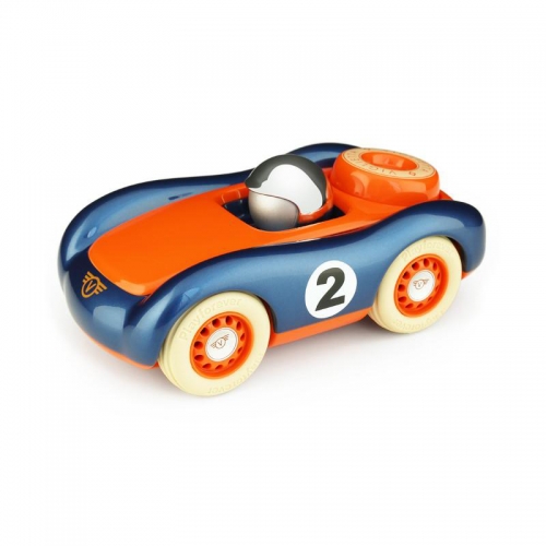 ★2024童樂購物節 9折★ Playforever Viglietta Jasper 流線型賽車 (橘藍)