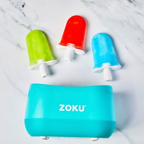 ZOKU快速製冰棒機套組(三支裝) - 水藍色