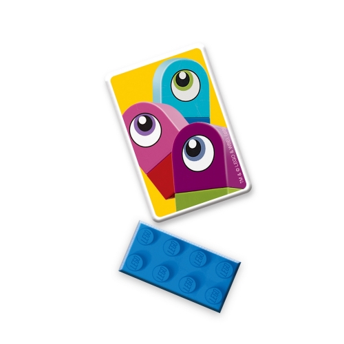 【福利品】LEGO樂高玩電影2-主題橡皮擦二入 (藍)