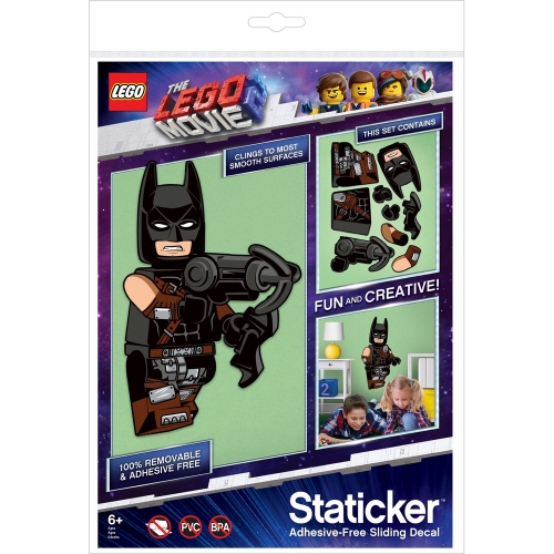 ★2024童樂購物節 9折★ LEGO樂高拼圖靜電貼-蝙蝠俠