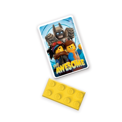 LEGO樂高玩電影2-主題橡皮擦二入 (黃)