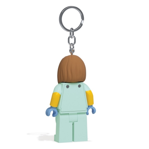 LEGO樂高長髮護士鑰匙圈燈