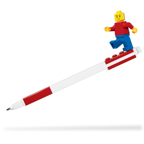 LEGO積木原子筆 - 紅色(附人偶)