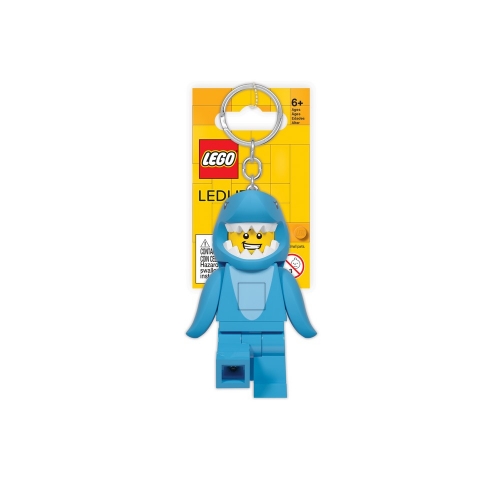 LEGO樂高鯊魚人鑰匙圈燈