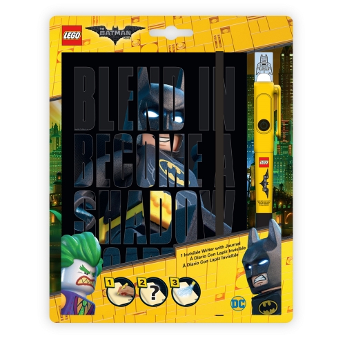 LEGO蝙蝠俠電影-隱形夜光筆/筆記本組