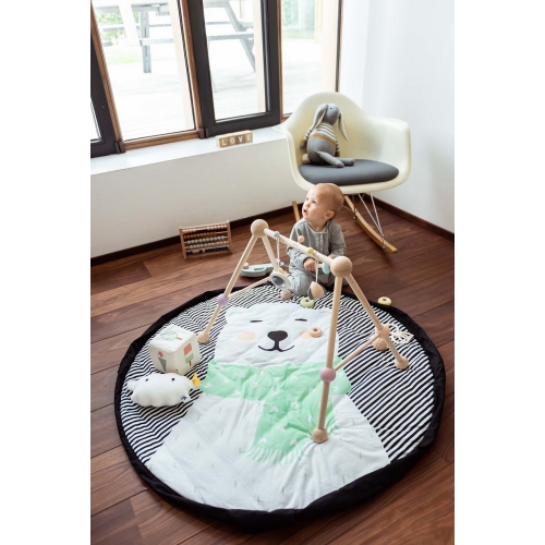 ★2024童樂購物節 9折★ play&go 玩具整理袋 柔棉系列 (幸福北極熊)