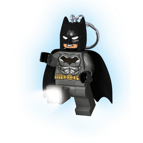 LEGO樂高DC超級英雄系列-蝙蝠俠鑰匙圈燈(灰色)