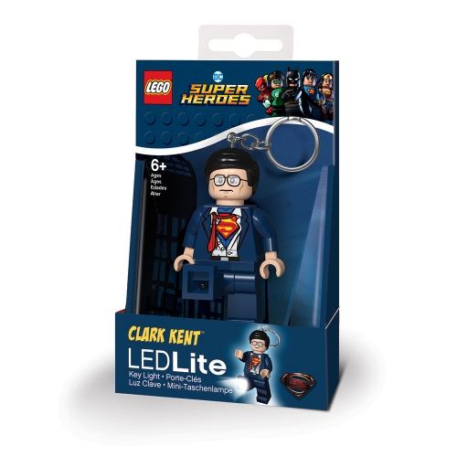 LEGO樂高DC超級英雄系列-超人克拉克肯特鑰匙圈燈