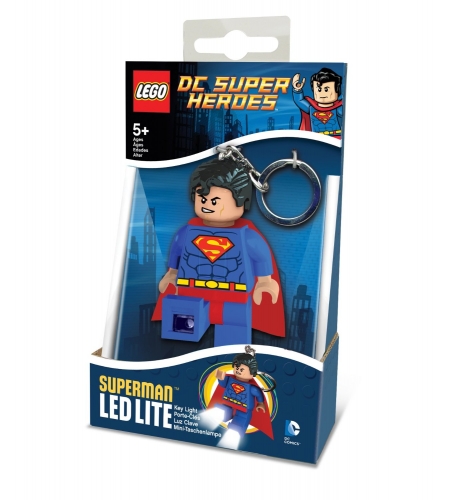 LEGO樂高超級英雄系列-超人鑰匙圈