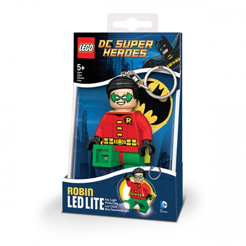 LEGO樂高超級英雄系列-羅賓鑰匙圈