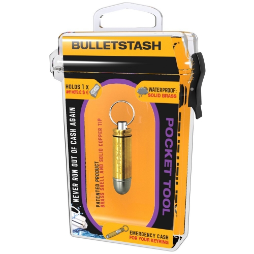 TRUE UTILITY BulletStash 彈型防水收納罐鑰匙圈
