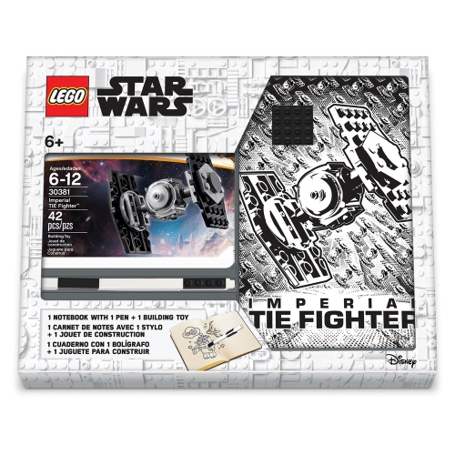 LEGO樂高STARWARS星際大戰-鈦戰機筆記本(附組裝顆粒包)