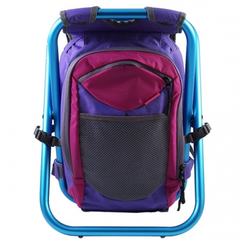 ispack繽紛流行背包椅 - 亮紫/海藍