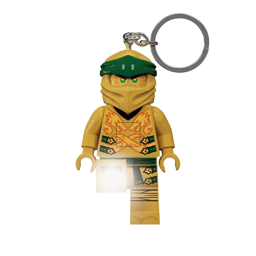 LEGO樂高NINJAGO旋風忍者-黃金忍者鑰匙圈燈