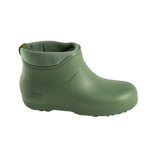 NORDIC GRIP 北歐防滑保暖雨靴 (橄欖綠)