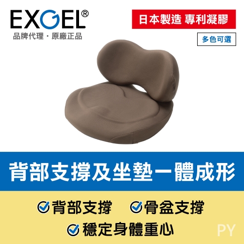 EXGEL 背部支撐坐墊 日本製 (多色可選)